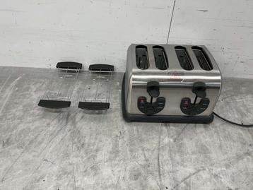 RVS GGG Toaster Broodrooster 4 sneden 230V Horeca, Ophalen of Verzenden