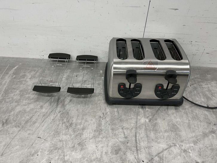 RVS GGG Toaster Broodrooster 4 sneden 230V Horeca, Zakelijke goederen, Horeca | Keukenapparatuur, Ophalen of Verzenden