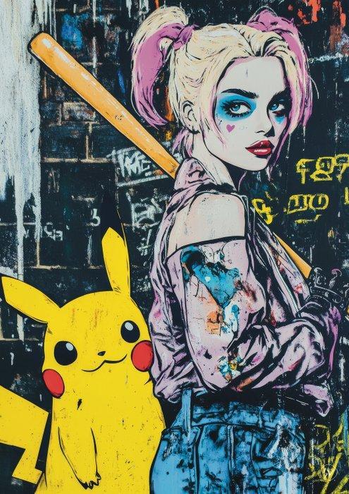 SDIMART - Harley Quinn & Pikachu Pop Art Electric Duo, Games en Spelcomputers, Spelcomputers | Overige Accessoires