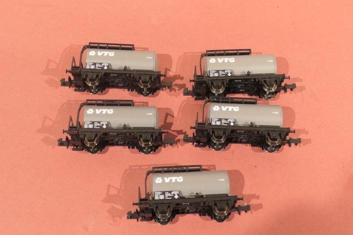 Minitrix N - 18091 - Model treinwagon (5) - 5-delig set, Hobby en Vrije tijd, Modeltreinen | N-Spoor