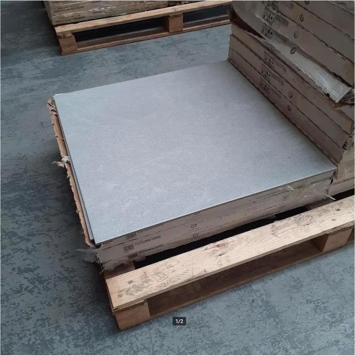 SALE - Futura Gris, 60 x 60 cm, 4m2, nr176 -  Keramische, Doe-het-zelf en Bouw, Tegels, Nieuw, Ophalen of Verzenden