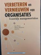 Verbeteren en vernieuwen van organisaties / Management &, Boeken, Verzenden, Zo goed als nieuw, G. Wijnen