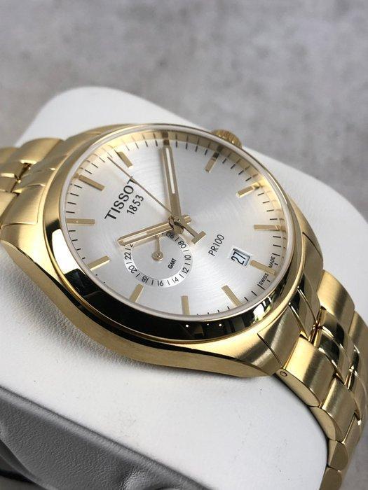 Tissot - PR100 GMT - T101.452.33.031.00 - Heren - 2020+, Handtassen en Accessoires, Horloges | Heren