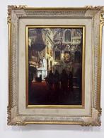 Corrado Cappello (XIX-XX) - Interno di Chiesa - Napoli