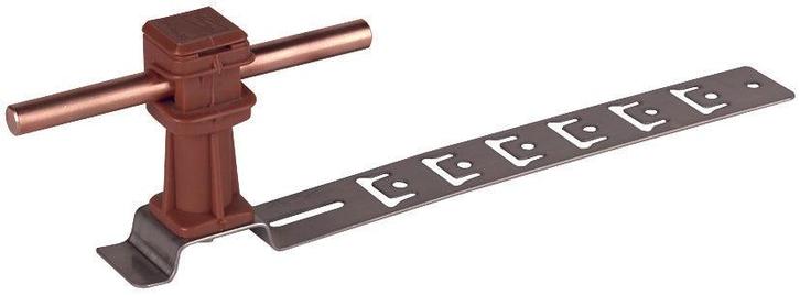 Dehn Dakdoorvoerhouder Unisnap Stst Plast Bruin 36mm Rd 8mm, Doe-het-zelf en Bouw, Elektriciteit en Kabels, Verzenden