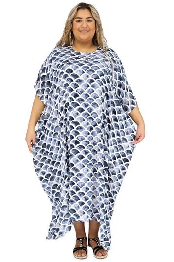 Luna Serena kaftan 7446-60 bigMaat 46/48 (XL) of groter, Verzenden