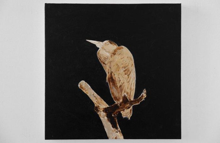 Matthieu van Riel - Reiger, Antiek en Kunst, Kunst | Schilderijen | Modern
