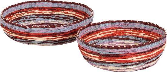 2dekans | Casa Vivante Gestreepte Mand - 2 stuks - Karton -, Huis en Inrichting, Woonaccessoires | Overige, Ophalen of Verzenden