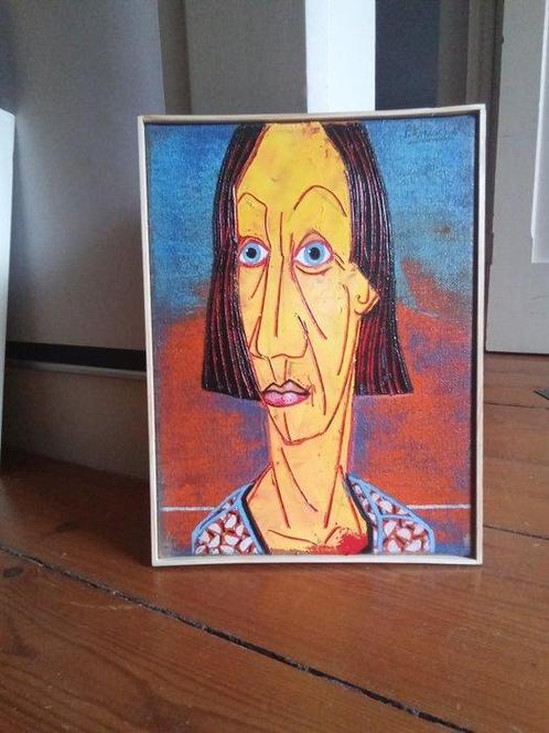 Peter Krusche - Wohin schaut sie ?, Antiek en Kunst, Kunst | Schilderijen | Modern