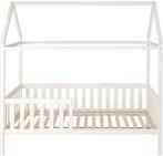 Veilig huisbed met hek - kinderbed 200x90 cm - wit houten..., Kinderen en Baby's, Ophalen of Verzenden, Nieuw