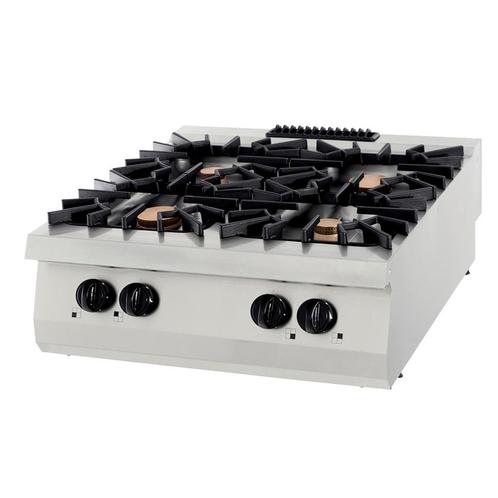 Premium cuisinière - 4 brûleurs - unité double - profondeur, Articles professionnels, Horeca | Équipement de cuisine, Cuisinière, Friteuse et Grils