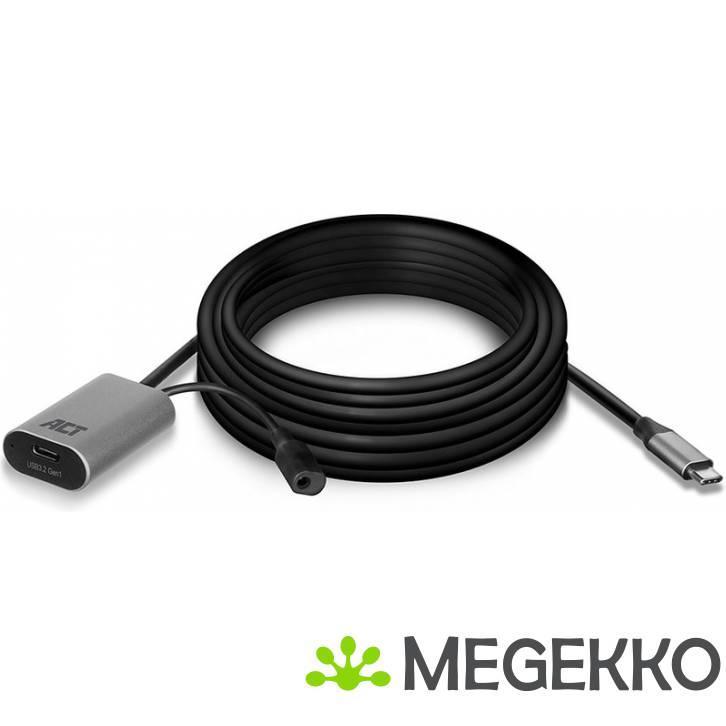 ACT USB-C verlengkabel met signaalversterker, 5 meter, Computers en Software, Overige Computers en Software, Nieuw, Verzenden