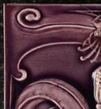 Jugendstil Tegel - Villeroy & Boch - Art Nouveau - 1900-1910, Antiek en Kunst