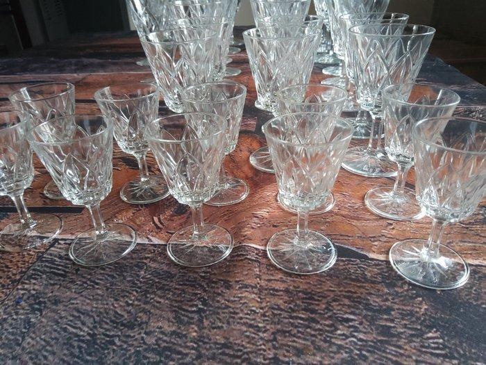 Tafelservies (38) - arlequin - Kristal, Antiquités & Art, Antiquités | Meubles | Tables