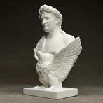 Beeldje, Buste impérial Napoléon - 13 cm - Gips, Antiquités & Art