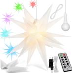 KESSER® LED Kerst Ster 60 cm - 3D LED Verlichting - Warm Wit, Huis en Inrichting, Verzenden, Nieuw