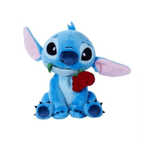 Stitch met Roos Knuffel 25 cm, Verzamelen, Disney, Ophalen of Verzenden