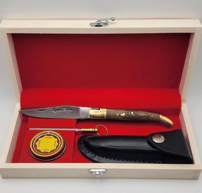 Laguiole Bougna - Tafelmessenset - Staal - Set zakmessen, Antiek en Kunst, Antiek | Keukengerei