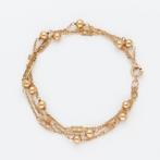 Armband - 14 karaat Geel goud, Handtassen en Accessoires, Nieuw