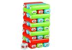 Jenga Tower Kinderspel - rood, blauw & groen -3-in-1, Ophalen of Verzenden, Nieuw