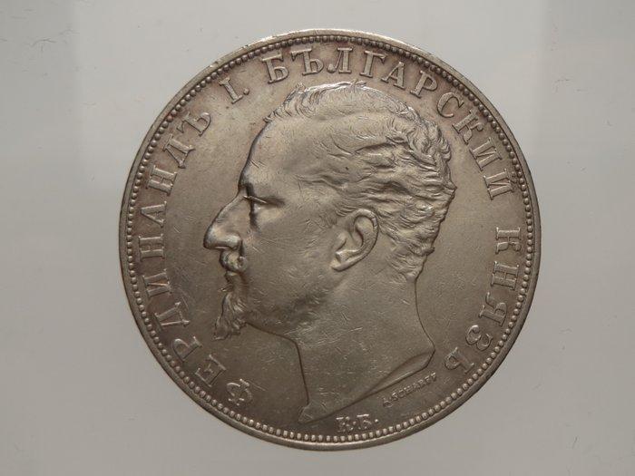 Bulgarije. Ferdinand I. 5 Leva 1894, Postzegels en Munten, Munten | Europa | Niet-Euromunten