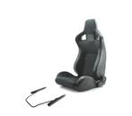 KIT SIÈGE SEMI BAQUET TYPE RS EN CUIR ET ALCANTRA NOIR, Verzenden, Neuf