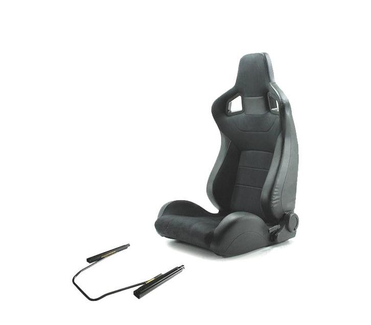 KIT SIÈGE SEMI BAQUET TYPE RS EN CUIR ET ALCANTRA NOIR, Auto-onderdelen, Interieur en Bekleding, Verzenden