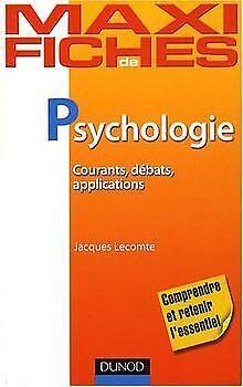 Psychologie : Courants, débats, applications  Ja...  Book, Livres, Livres Autre, Envoi