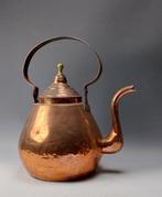 Waterkoker - Koper - Antieke ketel - H. 34 cm., Antiek en Kunst