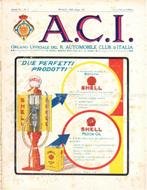 1928 A.C.I. (ORGANO UFFICIALE DELLAUTOMOBILE CLUB, Nieuw