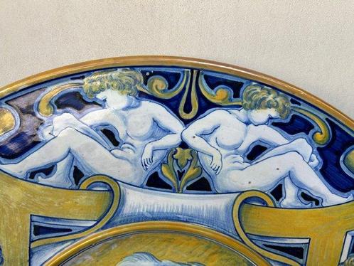 Società Luca della Robbia - Schotel - Aardewerk - Grote, Antiek en Kunst, Antiek | Glaswerk en Kristal