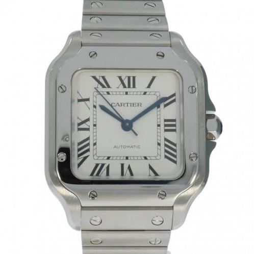 Cartier Santos 100 WSSA0029 uit 2021, Handtassen en Accessoires, Horloges | Dames, Verzenden