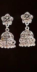 Zilver - Oorbellen - Etnische zilveren oorbellen, Antiek en Kunst