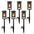 Buitenverlichting zonne-energie set van 6 LED Solar Fakkel T, Verzenden, Nieuw