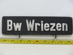 Lokschild BW Wriezen (Spoorwegen 1:1), Verzamelen, Ophalen of Verzenden, Gebruikt, Overige typen