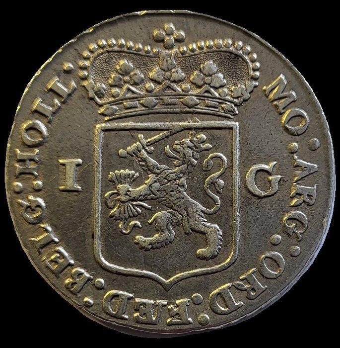 Nederland, Holland Generaliteitsgulden 1794 (Zonder, Postzegels en Munten, Munten | Nederland