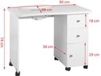 Cosmetisch Bureau / Manicuretafel met Afzuiging – Werktafel, Verzenden, Nieuw