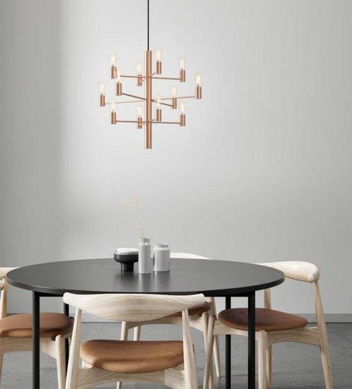 Herstal - Herstal Group - Plafondlamp - Manola 12 - Rosé, Antiek en Kunst, Antiek | Verlichting