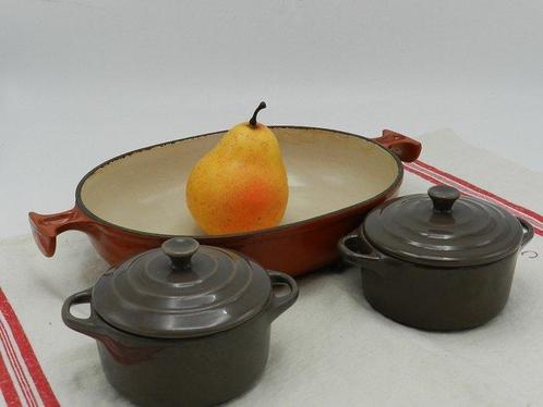 Le Creuset - Enzo Mari - Ovenschaal - Geëmailleerd gietijzer, Antiek en Kunst, Antiek | Keukengerei