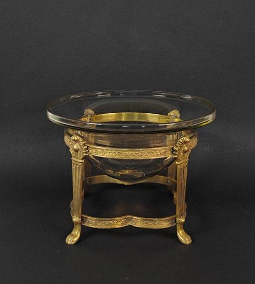 Schaal - Fruitschaal, decoratieschaal, vaas - Verguld, Antiek en Kunst, Curiosa en Brocante