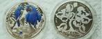 Niue. 1 Dollar 2014 Fascinating World of Birds  Blue