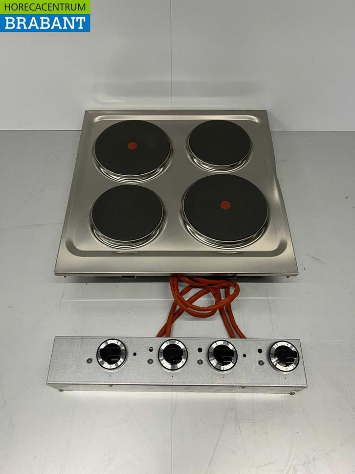 Réchaud électrique Mareno 4 feux Drop-in en acier inoxydable, Articles professionnels, Horeca | Autre, Envoi