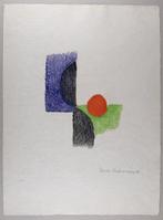 Sonia Delaunay (1885-1979) - Composition - Hand-signed, Antiek en Kunst