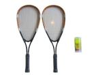 X-Scape Badminton Set Met 2 Rackets En 3 Shuttles