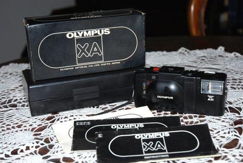Olympus XA con flash A11 Appareil photo argentique, Audio, Tv en Foto, Fotocamera's Analoog