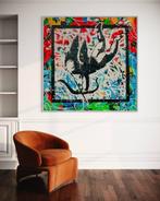 Mikko (1982) - Falling Cupido On Frame - XL (No reserve, Antiek en Kunst