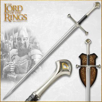 Lord of the Rings Replica 1/1 Narsil Sword of Elendil, Ophalen of Verzenden, Nieuw