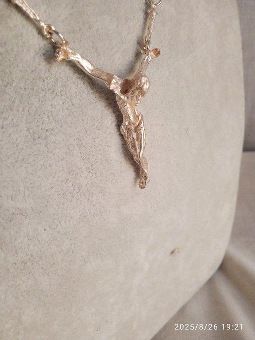 Crucifix - Zilver - 2000-2010, Handtassen en Accessoires, Antieke sieraden