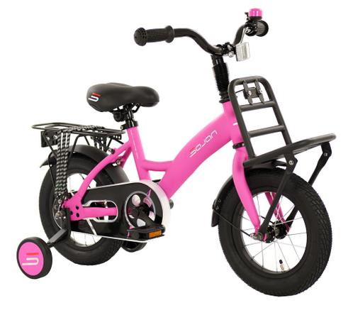Hertellen optioneel Cordelia ② Sajan Kinderfiets - 12 inch - Mat-Roze — Vélos | Vélos pour enfant —  2ememain