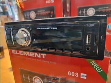 Veiling - Autoradio met Bluetooth, SD, USB en FM Radio 4x 60